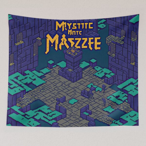 Item preview, "Trapped in the Depths: Navigating a Labyrinthine Dungeon in this Artwork" designed and sold by Best-Art-32.