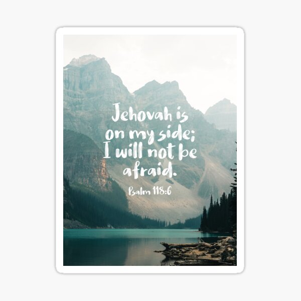 Item preview, Psalm 118:6 designed and sold by Paper Bee Gift Shop.
