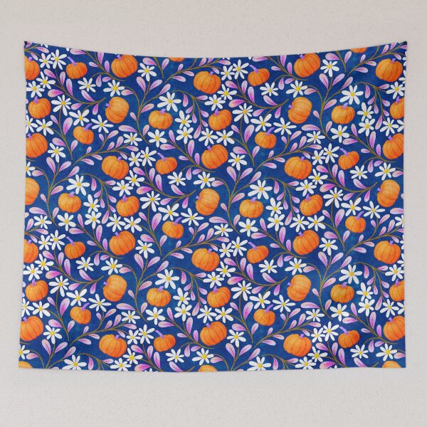 Item preview, Pumpkins and Daisies designed and sold by RebeccaFlaherty.