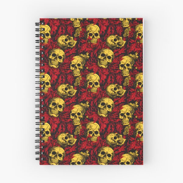 Item preview, Red and Yellow Skulls Composite Overlay Pattern #1 designed and sold by ARTficiallyAnon.
