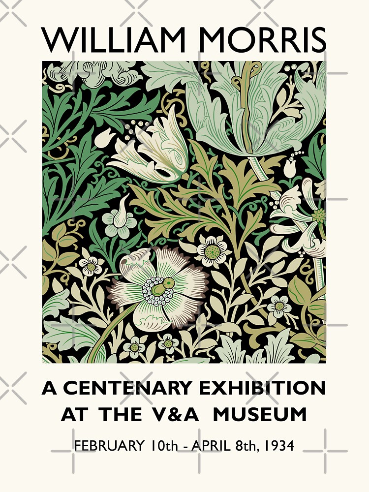 William Morris Print Set V&A Museum Exhibition Posters Art 