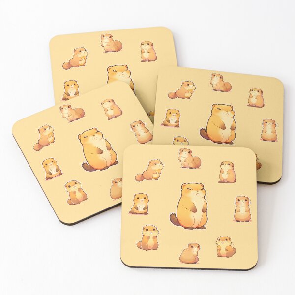 Item preview, Cute marmot seamless pattern  designed and sold by Trendy-Artistry.