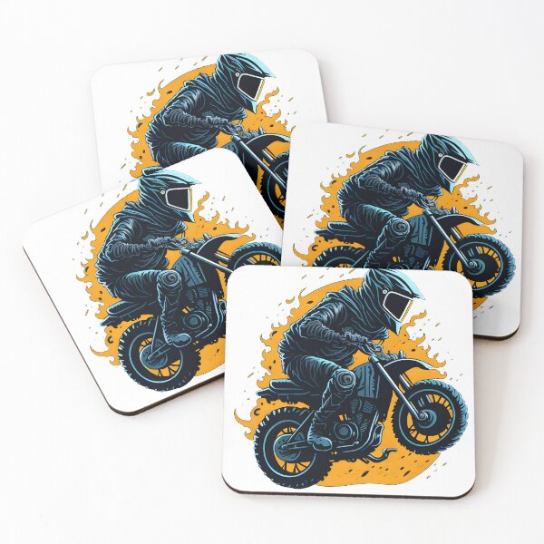 Item preview, Motocross rider designed and sold by BearsAndSkulls.