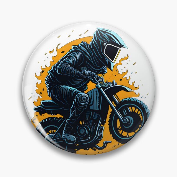 Item preview, Motocross rider designed and sold by BearsAndSkulls.