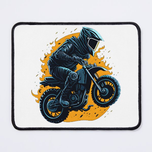 Item preview, Motocross rider designed and sold by BearsAndSkulls.