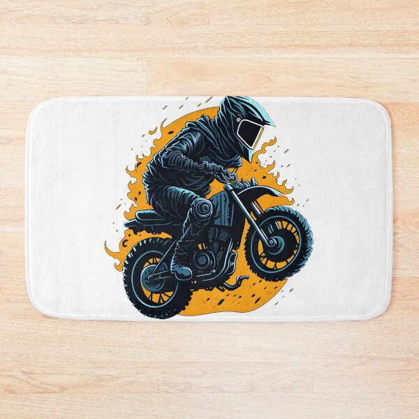 Item preview, Motocross rider designed and sold by BearsAndSkulls.