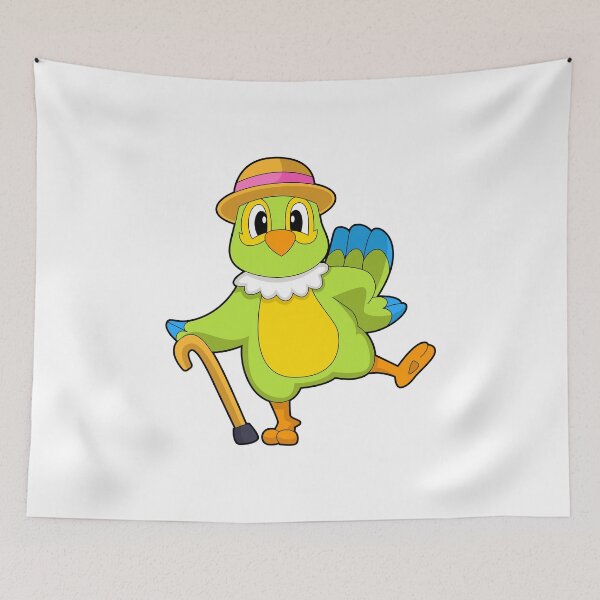 Item preview, Parrot Retiree Walking stick designed and sold by Snabdesign84.