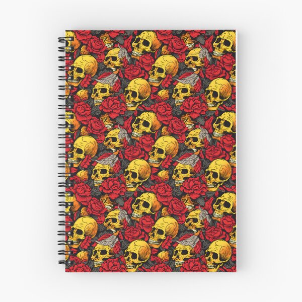 Item preview, Red and Yellow Skulls Composite Overlay Pattern #2 designed and sold by ARTficiallyAnon.