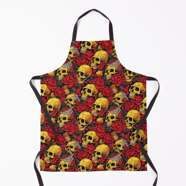 Item preview, Red and Yellow Skulls Composite Overlay Pattern #2 designed and sold by ARTficiallyAnon.