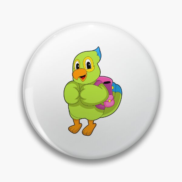 Item preview, Parrot Pupil Backpack School designed and sold by Snabdesign84.
