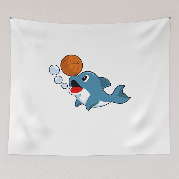 Item preview, Dolphin Basketball player Basketball designed and sold by Snabdesign84.