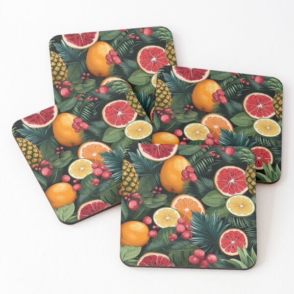 Item preview, Tropical Fruits pattern seamless 3 designed and sold by Tem‑Tip of pen.