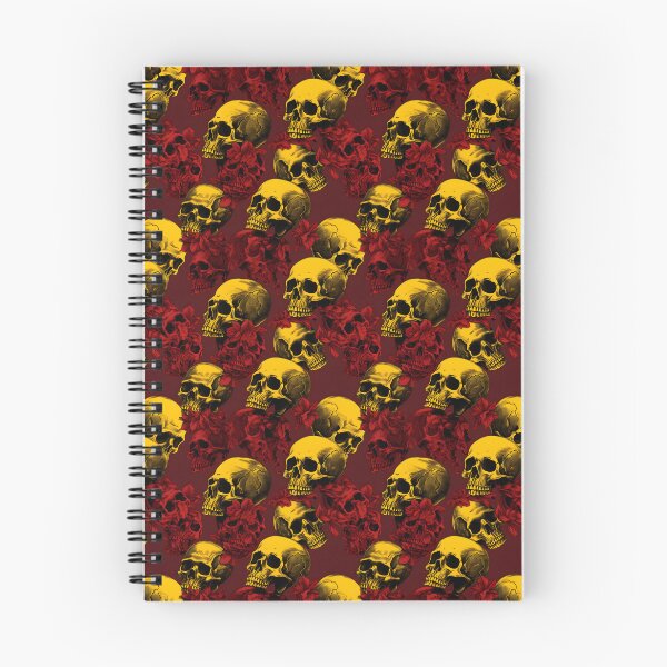 Item preview, Red and Yellow Skulls Composite Overlay Pattern #3 designed and sold by ARTficiallyAnon.
