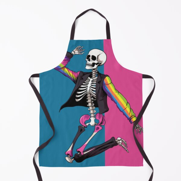 Item preview, dancing skeleton rainbow iPhone case designed and sold by TEEJAMBOREE.