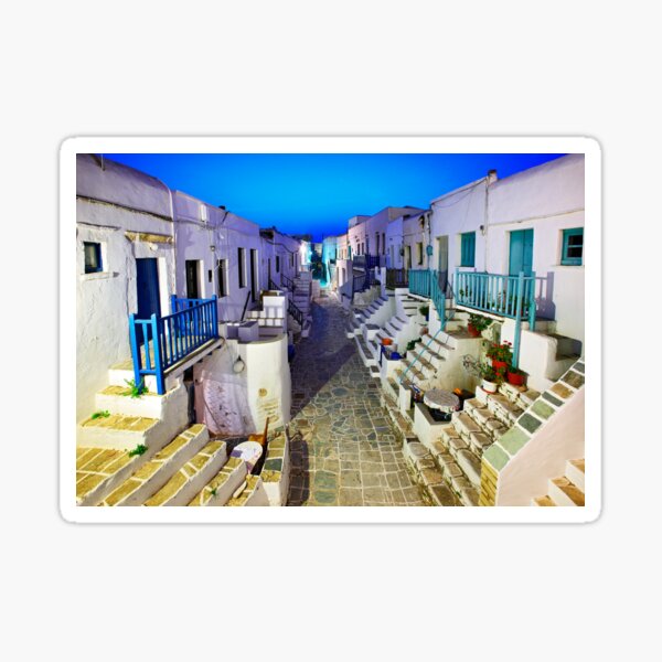 Item preview, The Grand Rua of Folegandros designed and sold by Cretense72.