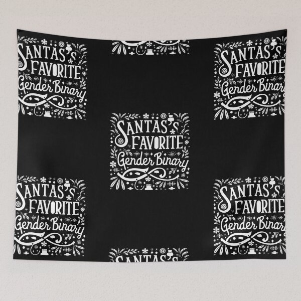 Item preview, Humorous Christmas Gift: Santa's Favorite Gender Binary designed and sold by randomorder.