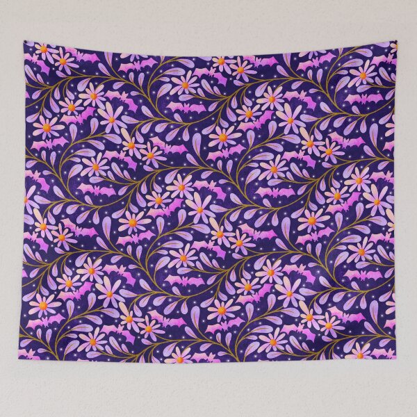 Item preview, Bats and Daisies designed and sold by RebeccaFlaherty.