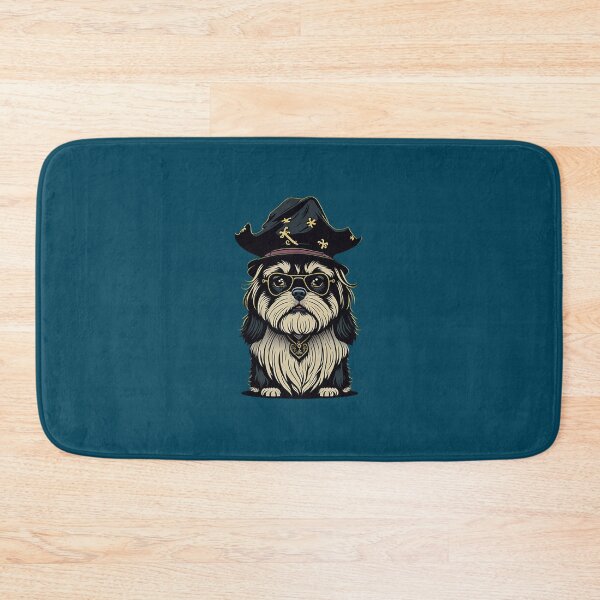 Item preview, Cartoonish Shih Tzu Pirate designed and sold by likbatonboot.