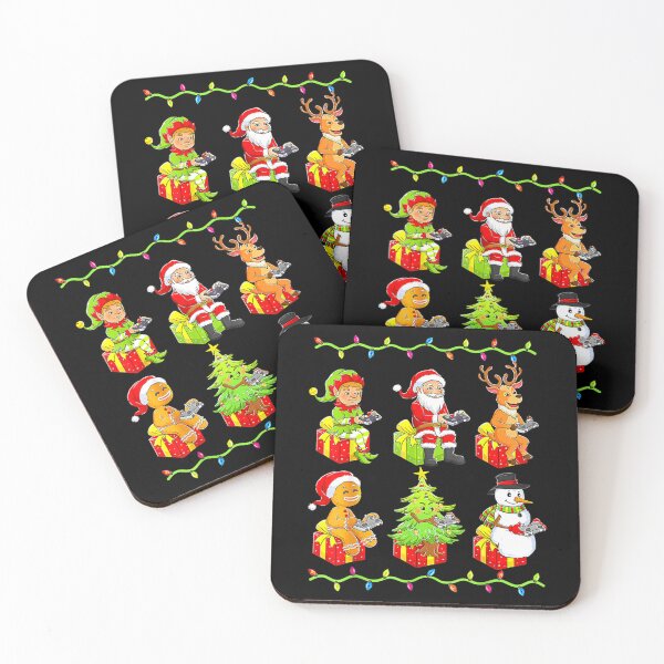 Item preview, Christmas Gamer Elf Santa Snowman designed and sold by bhawooliboloj.