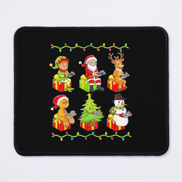 Item preview, Christmas Gamer Elf Santa Snowman designed and sold by bhawooliboloj.