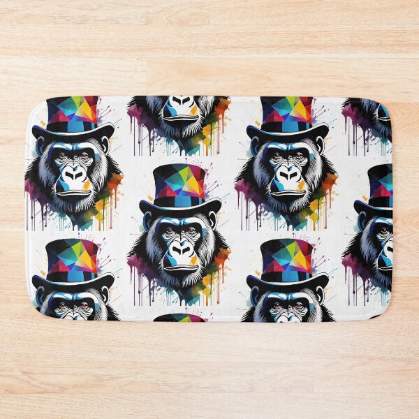 Aperçu de l'œuvre Dapper Gorilla Résumé multicolore créée et vendue par Darren Wilkes.