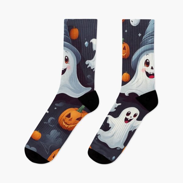 Item preview, Cartoony Halloween Ghost #3 designed and sold by Exilyos-Arts.