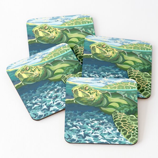 Item preview, Digital Turtle Painting designed and sold by Black-Orc.