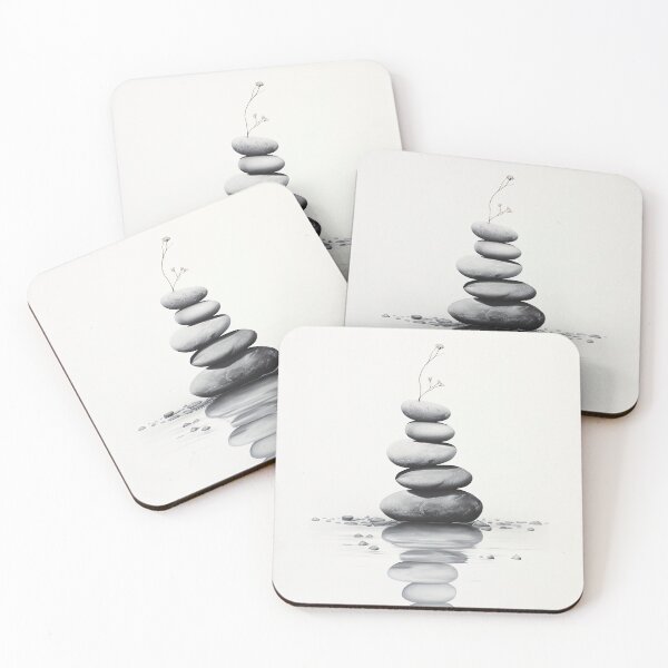 Item preview, Zen Harmony in Monochrome designed and sold by krishutd.