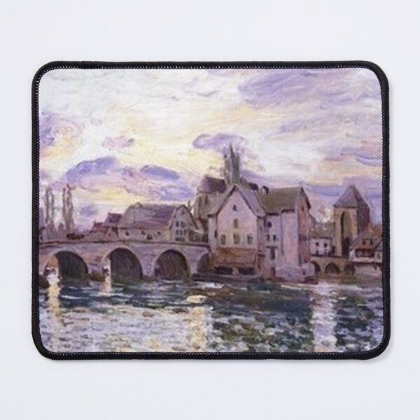 Item preview, The Bridge at Moret at Sunset by Alfred Sisley designed and sold by tomorrowsart.