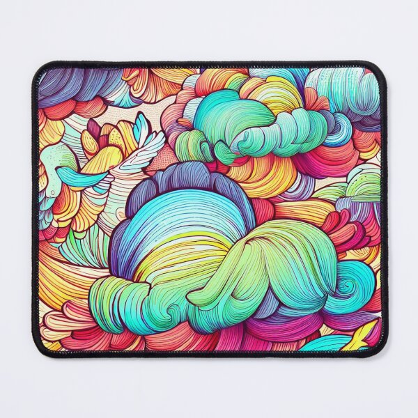 Item preview, Dreamscape Radiance: Vibrant Clouds in Technicolor designed and sold by ReplyGirl.