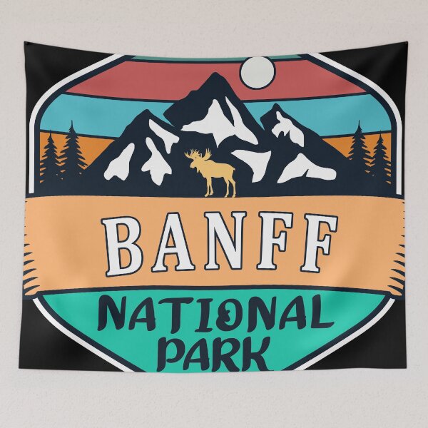 Artikelvorschau, Banff-Nationalpark – Vintage entworfen und verkauft von nature-space.