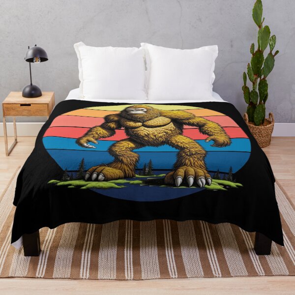 Item preview, Bigfoot retro Sunset designed and sold by All Year Round.