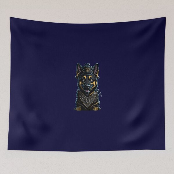 Item preview, Cartoonish German Shepherd Pirate designed and sold by likbatonboot.