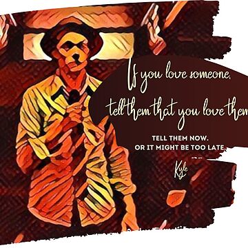 "Speak your heart – Emotional Love Quote SEX EDUCATION Kyle" Sticker by