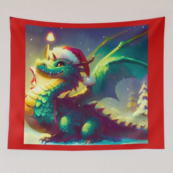 Item preview, Christmas Dragon 3 designed and sold by CrankyOldDude.