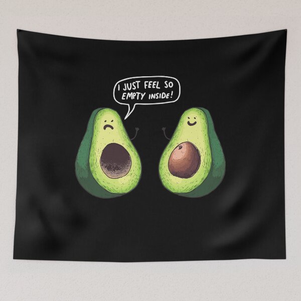 Item preview, Avocato I Just Feel So Empty Inside designed and sold by Digital Story Time.