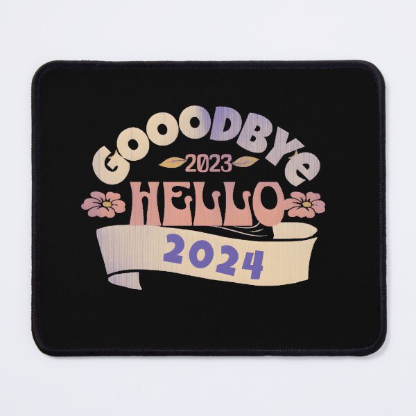 Item preview,  Goodbye 2023 Hello 2024 New Year's Eve designed and sold by GalaxyGraffiti.