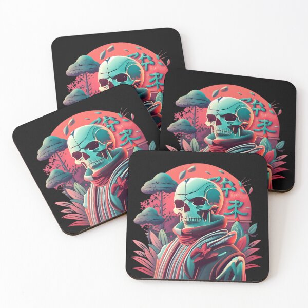 Item preview, Japan Skeleton Cyberpunk Style In the Forest designed and sold by JurenArt.