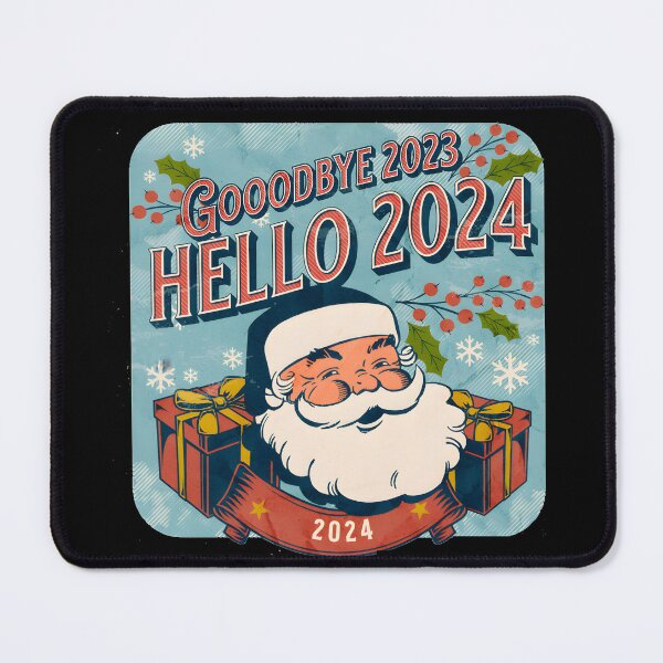 Item preview,  Goodbye 2023 Hello 2024 New Year's Eve designed and sold by GalaxyGraffiti.