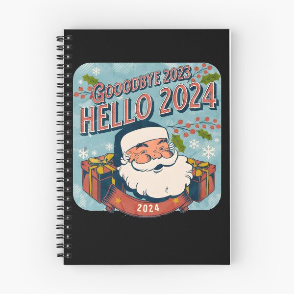 Item preview,  Goodbye 2023 Hello 2024 New Year's Eve designed and sold by GalaxyGraffiti.