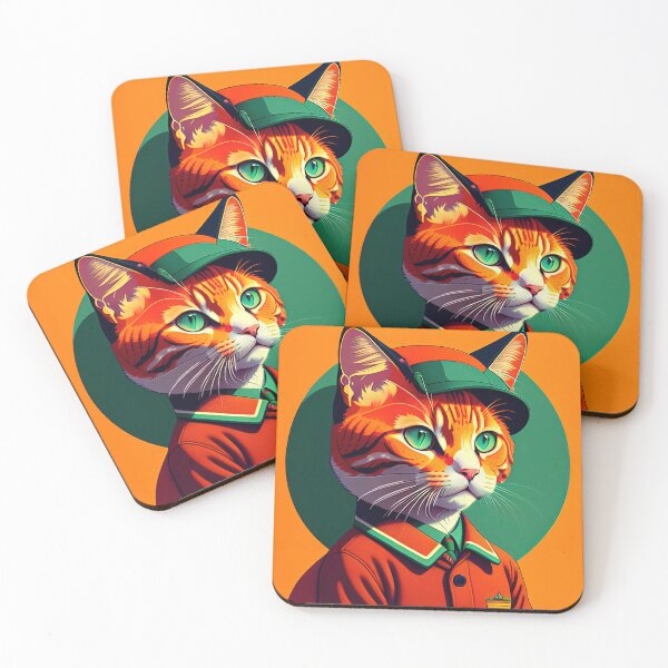 Item preview, Hipster Cat designed and sold by GooGooPop.