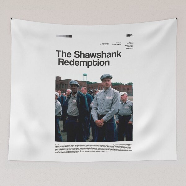 Item preview, The Shawshank Redemption movie poster designed and sold by paulrommer.