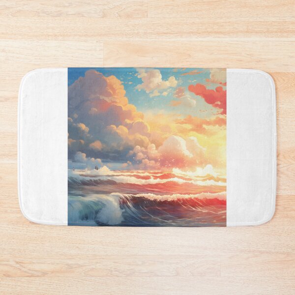 Item preview, Seaside Serenade: A Sunset Watercolor designed and sold by Shirtastically.