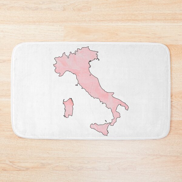 Item preview, Italy Flag Map Colorful With Black Outline -  designed and sold by PurpleLoveStore.