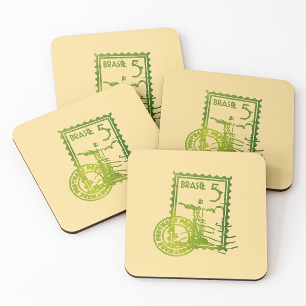 Item preview, Brazil Stamp designed and sold by bubbliciousart.