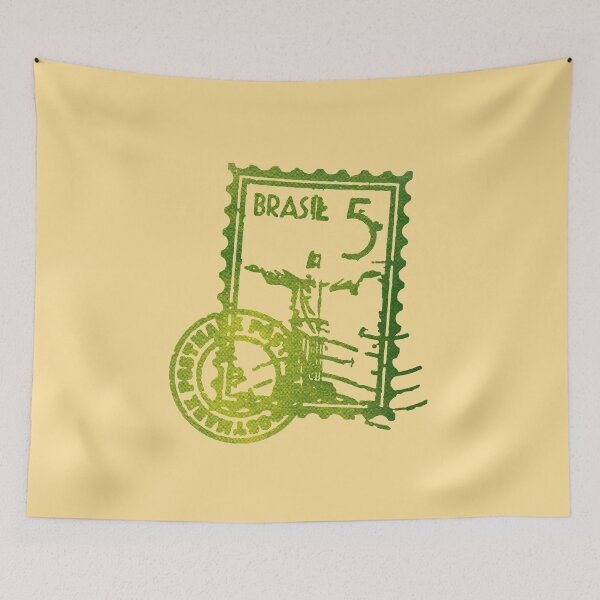 Item preview, Brazil Stamp designed and sold by bubbliciousart.