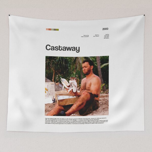 Item preview, Castaway  movie poster designed and sold by paulrommer.