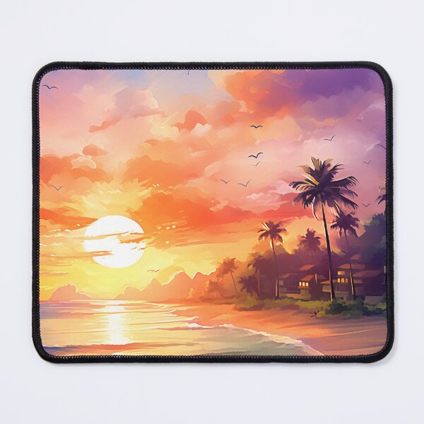 Item preview, Sunset Serenity: A Seaside Watercolor designed and sold by Shirtastically.