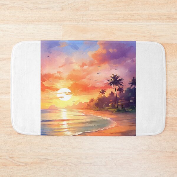 Item preview, Sunset Serenity: A Seaside Watercolor designed and sold by Shirtastically.