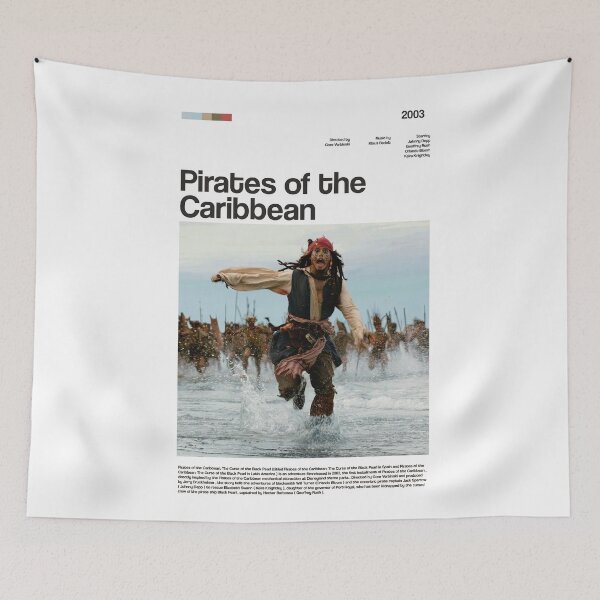 Item preview, Pirates of the Caribbean  movie poster designed and sold by paulrommer.